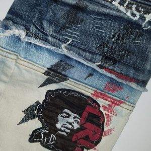 Vintage Americana Jeans - Vintage Americana Distressed Jeans | 34 x 32 Vintage Americana Jeans - Vintage Americana Distressed Jeans | 34 x 32